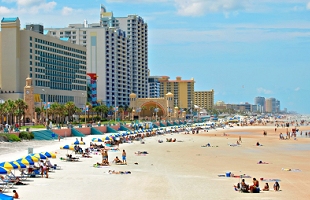 Der Strand von Daytona Beach