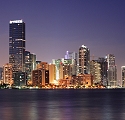 Die Skyline der Metropole Miami