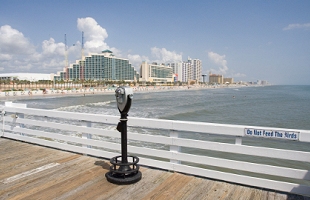 Der Strand von Daytona Beach